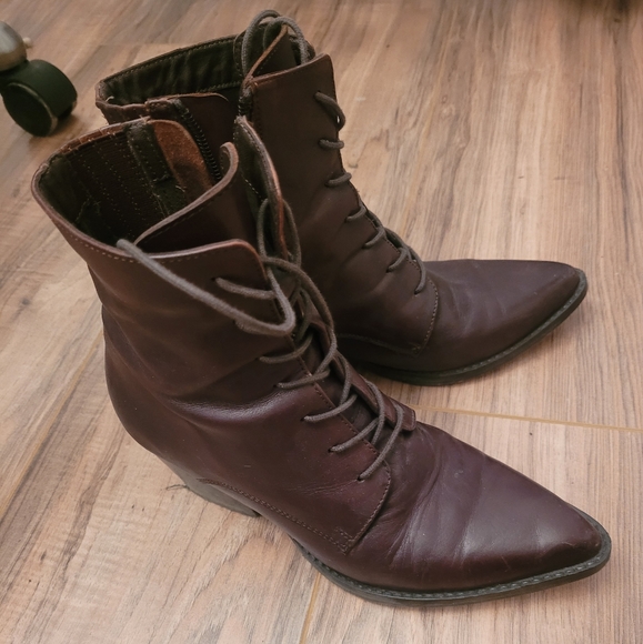 Jeffrey Campbell Kela-Lu Bootie Sz 6.5 Brown - Picture 13 of 16